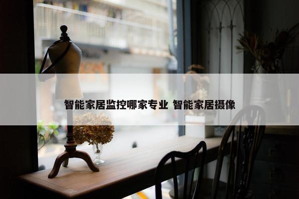 智能家居监控哪家专业 智能家居摄像