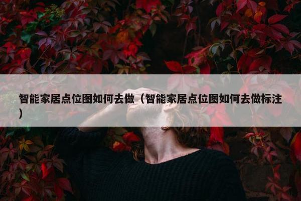 智能家居点位图如何去做（智能家居点位图如何去做标注）