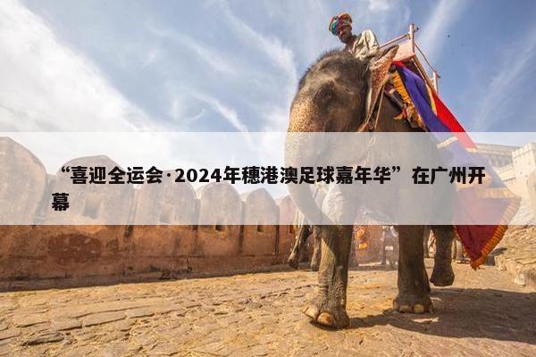 “喜迎全运会·2024年穗港澳足球嘉年华”在广州开幕