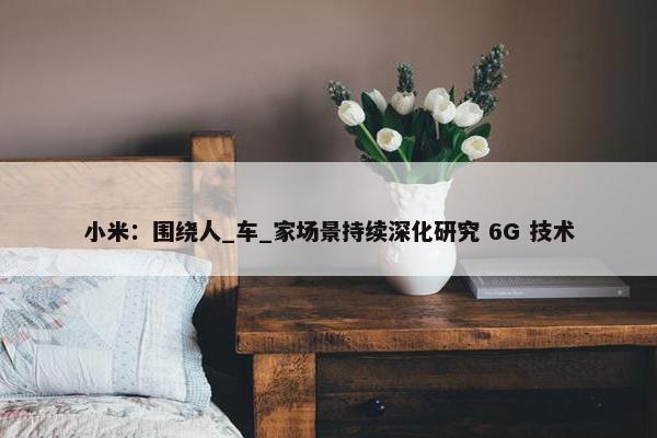 小米：围绕人_车_家场景持续深化研究 6G 技术