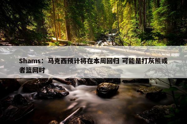 Shams：马克西预计将在本周回归 可能是打灰熊或者篮网时