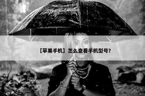 【苹果手机】怎么查看手机型号？