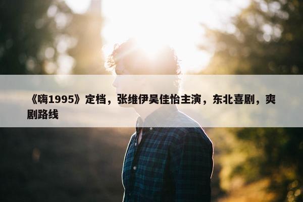 《嗨1995》定档，张维伊吴佳怡主演，东北喜剧，爽剧路线