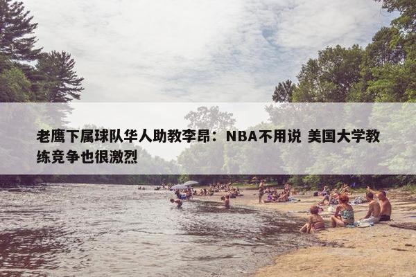 老鹰下属球队华人助教李昂：NBA不用说 美国大学教练竞争也很激烈