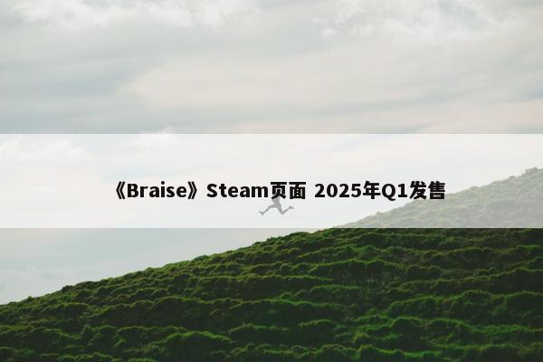 《Braise》Steam页面 2025年Q1发售