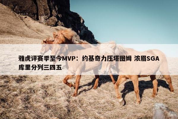 雅虎评赛季至今MVP：约基奇力压塔图姆 浓眉SGA库里分列三四五