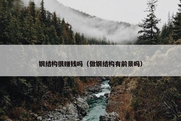 钢结构很赚钱吗（做钢结构有前景吗）