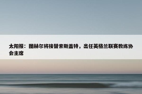 太阳报：图赫尔将接替索斯盖特，出任英格兰联赛教练协会主席