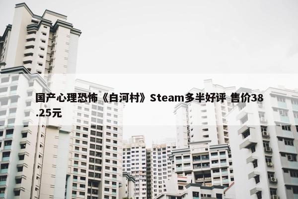 国产心理恐怖《白河村》Steam多半好评 售价38.25元