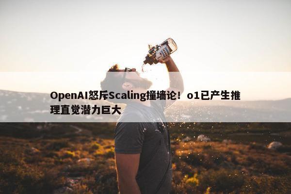 OpenAI怒斥Scaling撞墙论！o1已产生推理直觉潜力巨大