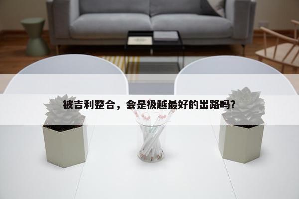 被吉利整合，会是极越最好的出路吗？