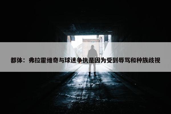 都体：弗拉霍维奇与球迷争执是因为受到辱骂和种族歧视