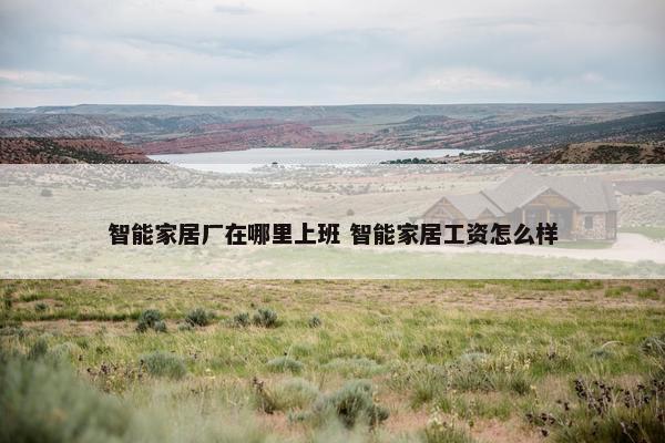 智能家居厂在哪里上班 智能家居工资怎么样