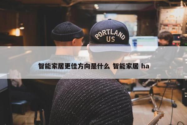 智能家居更佳方向是什么 智能家居 ha